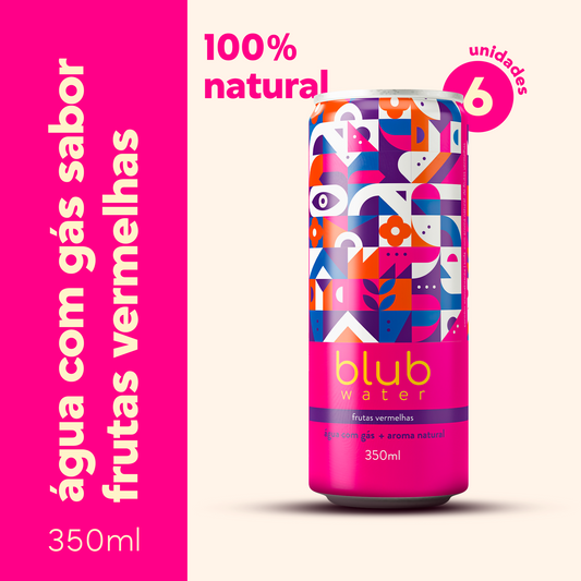 blub frutas vermelhas 350ml (6 latas)