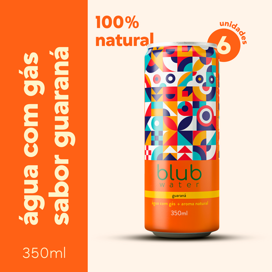 blub guaraná 350ml (6 latas)