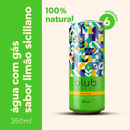 blub limão siciliano 350ml (6 latas)