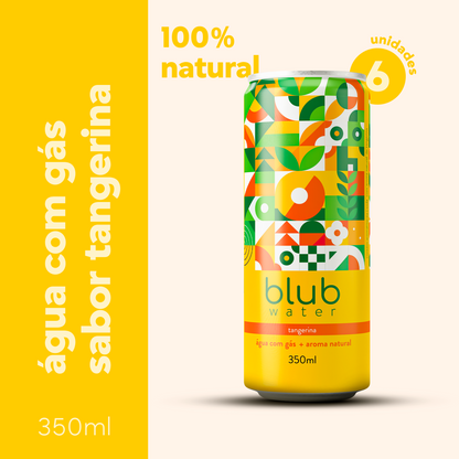 blub tangerina 350ml (6 latas)